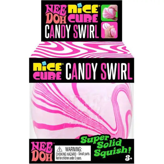 NeeDoh Christmas Candy Swirl Nice Cube