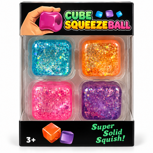 Cube Squeezeball Cubes 4pk