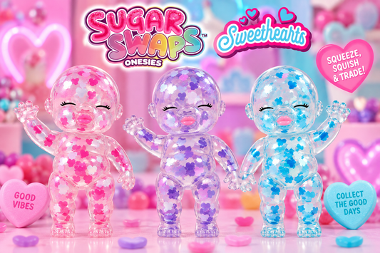 Sugar Swaps Onesies - Sweethearts