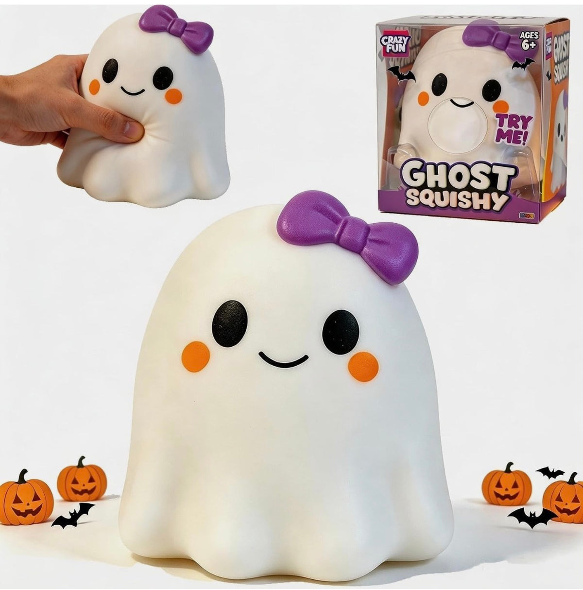 Crazy Fun Ghost Squishy