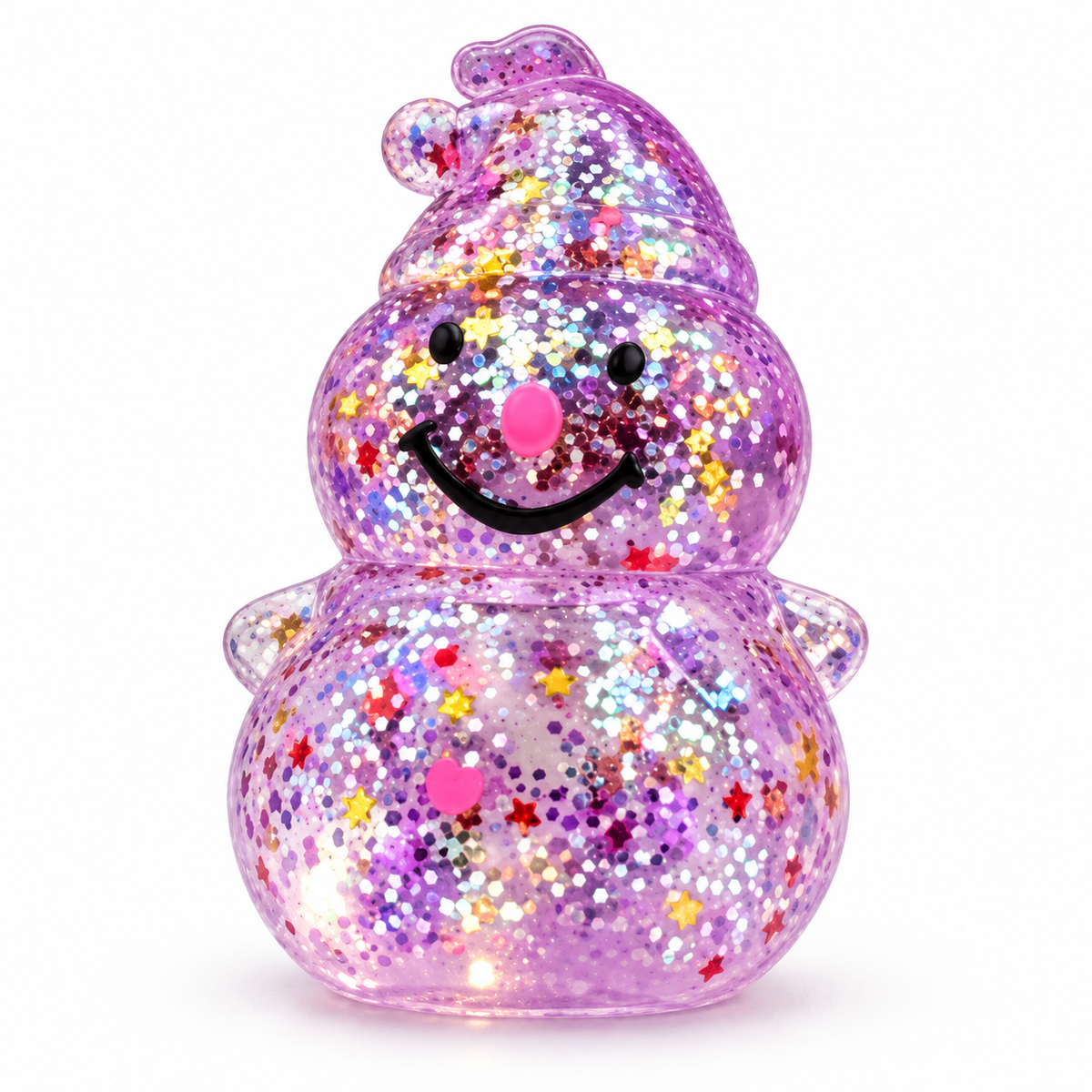 Sparkling Snow Man Squishy