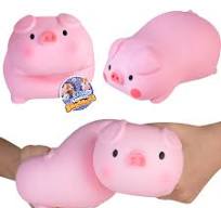 ORB Easy Sqweezy Snugglies Jumbo Pig
