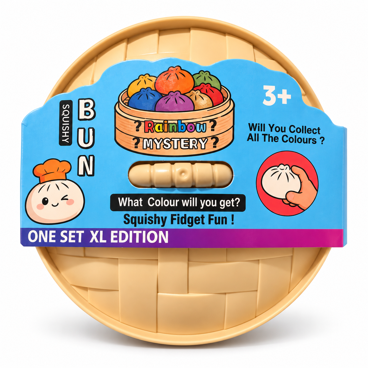 Squishy Bun Rainbow Mystery Dumpling *XL EDITION*