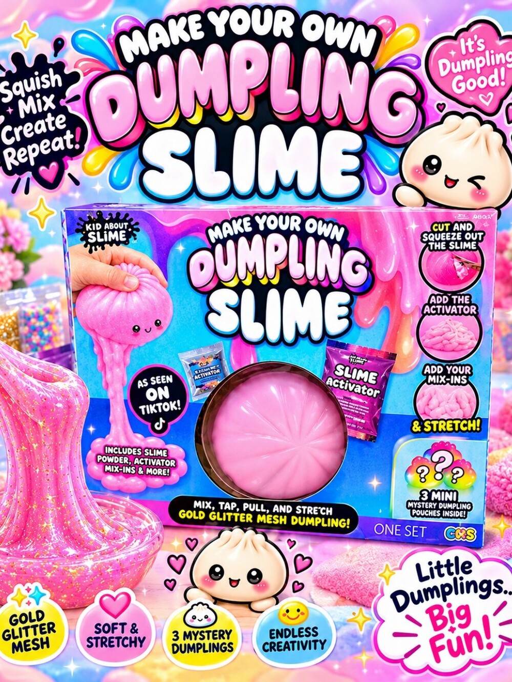 Viral Make Your Own Dumpling Slime
