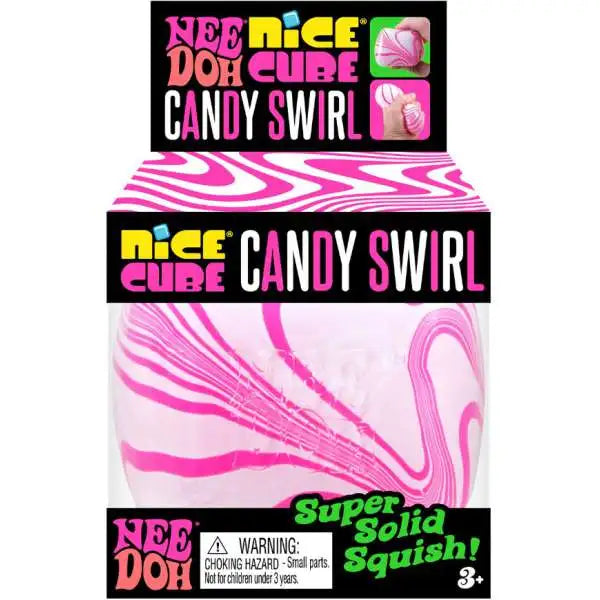 NeeDoh Christmas Candy Swirl Nice Cube