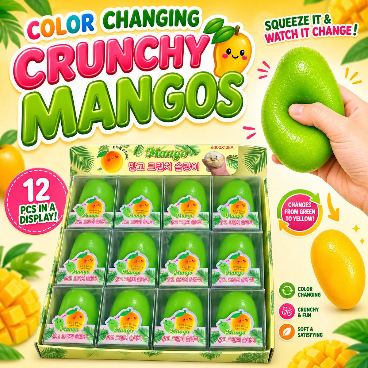 Crunchy + Color Changing Mango