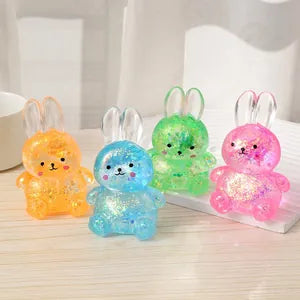 Glitter Bunny Squeeze Toy