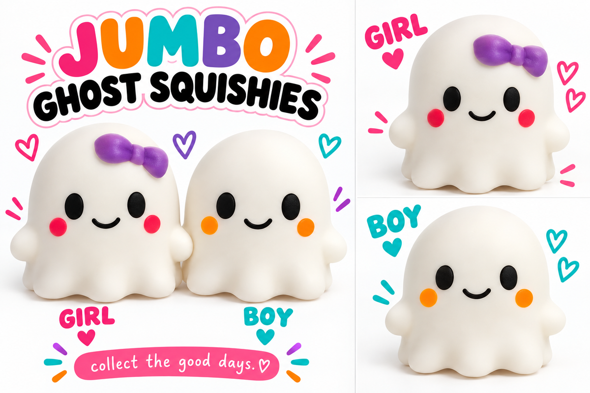 Jumbo Ghost Squishy – No Box