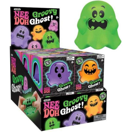 NeeDoh Halloween Głowy Ghost