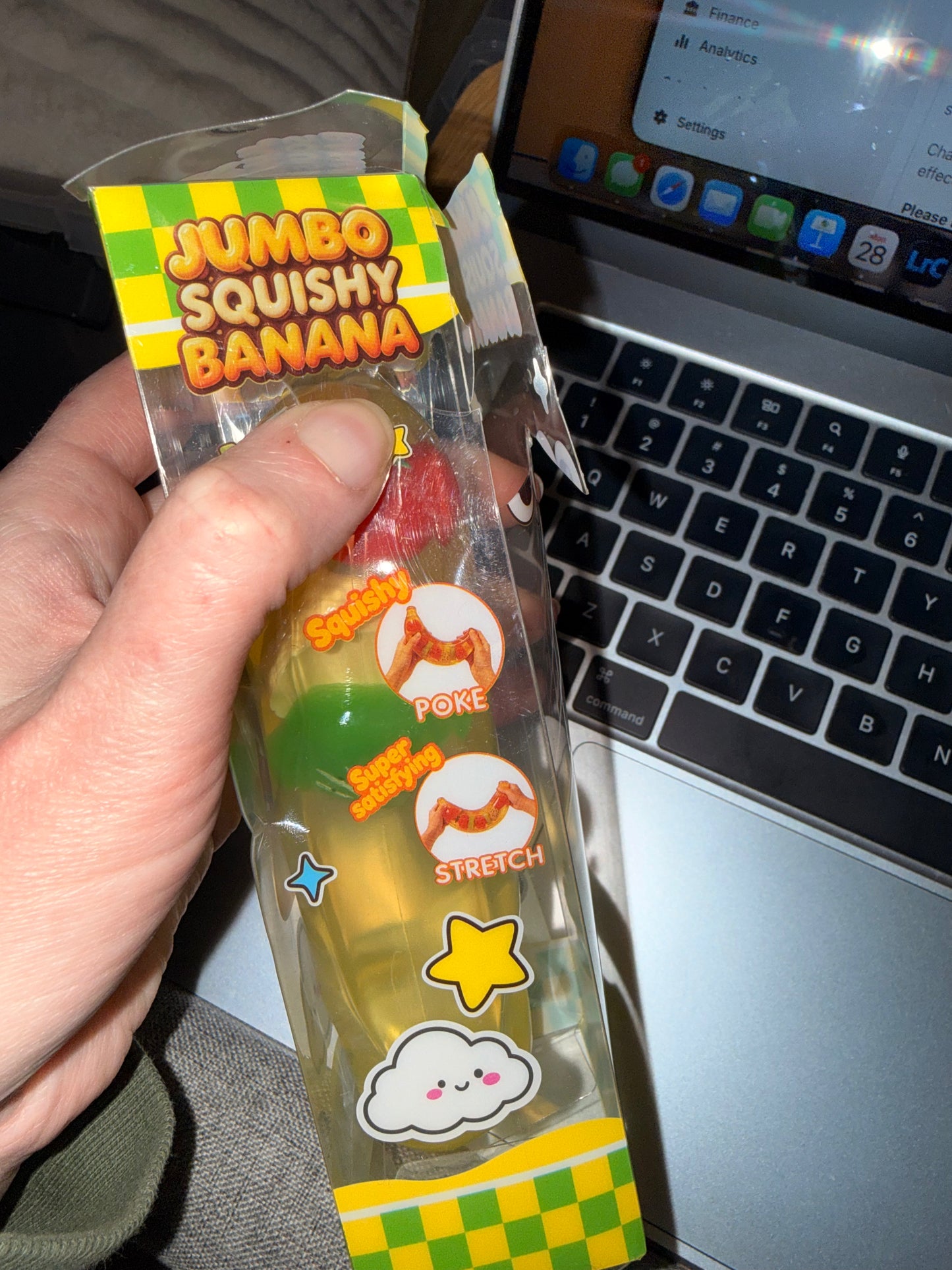 Jumbo Squishy Banana — Damaged Box