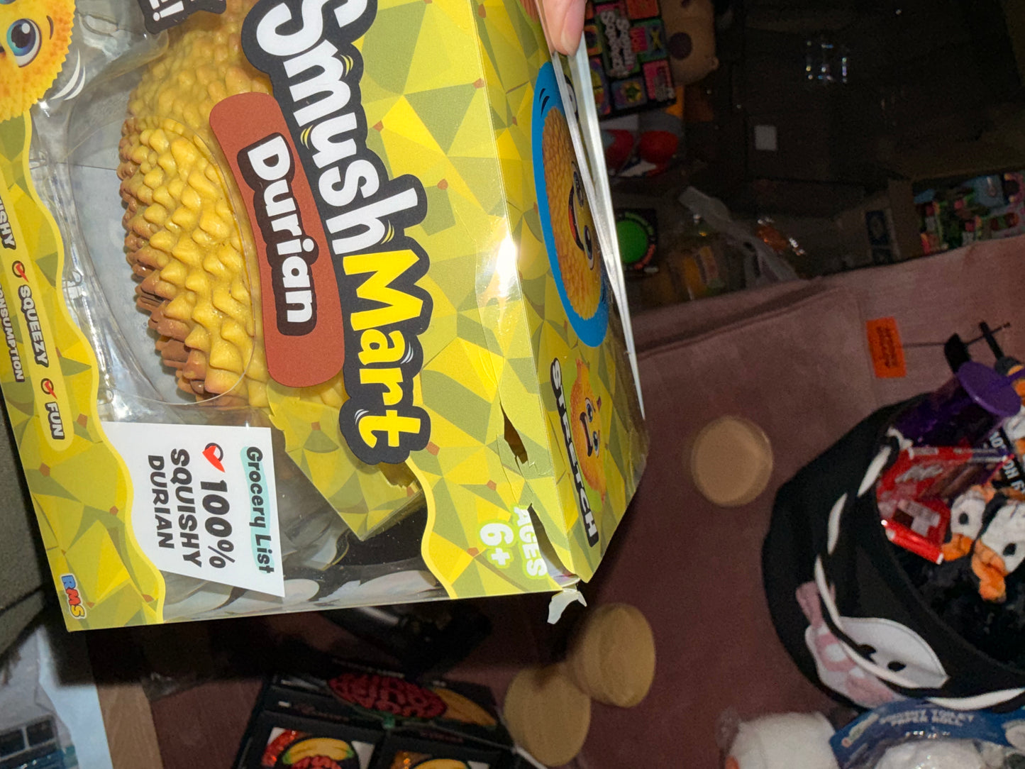 SmushMart Durian — Severely Damaged Box