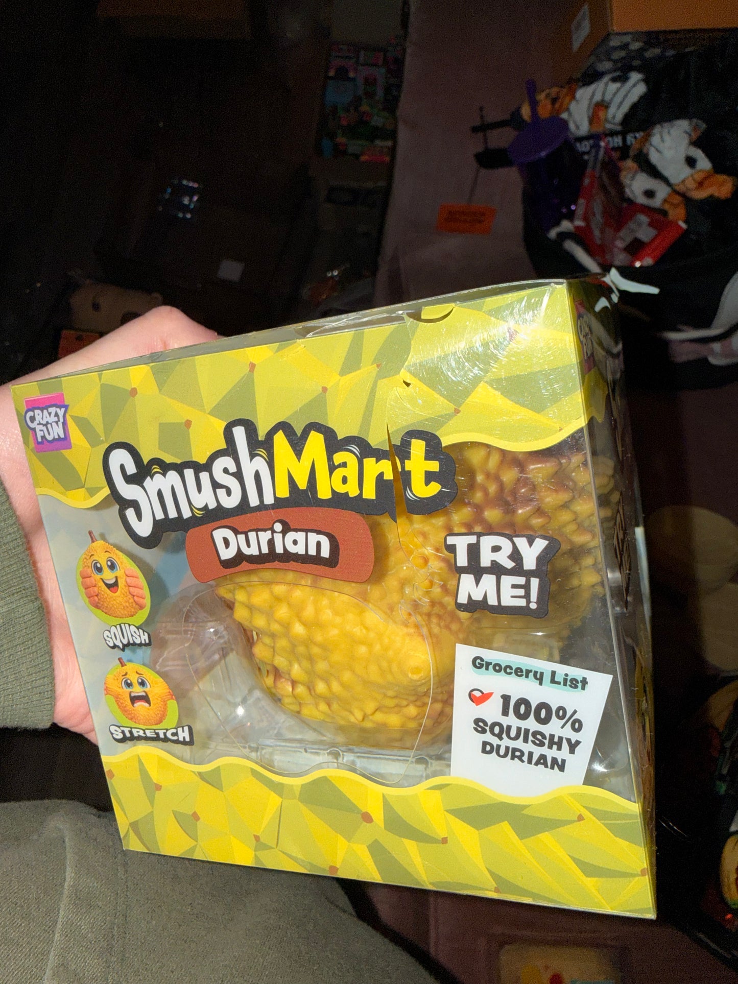 SmushMart Durian — Severely Damaged Box
