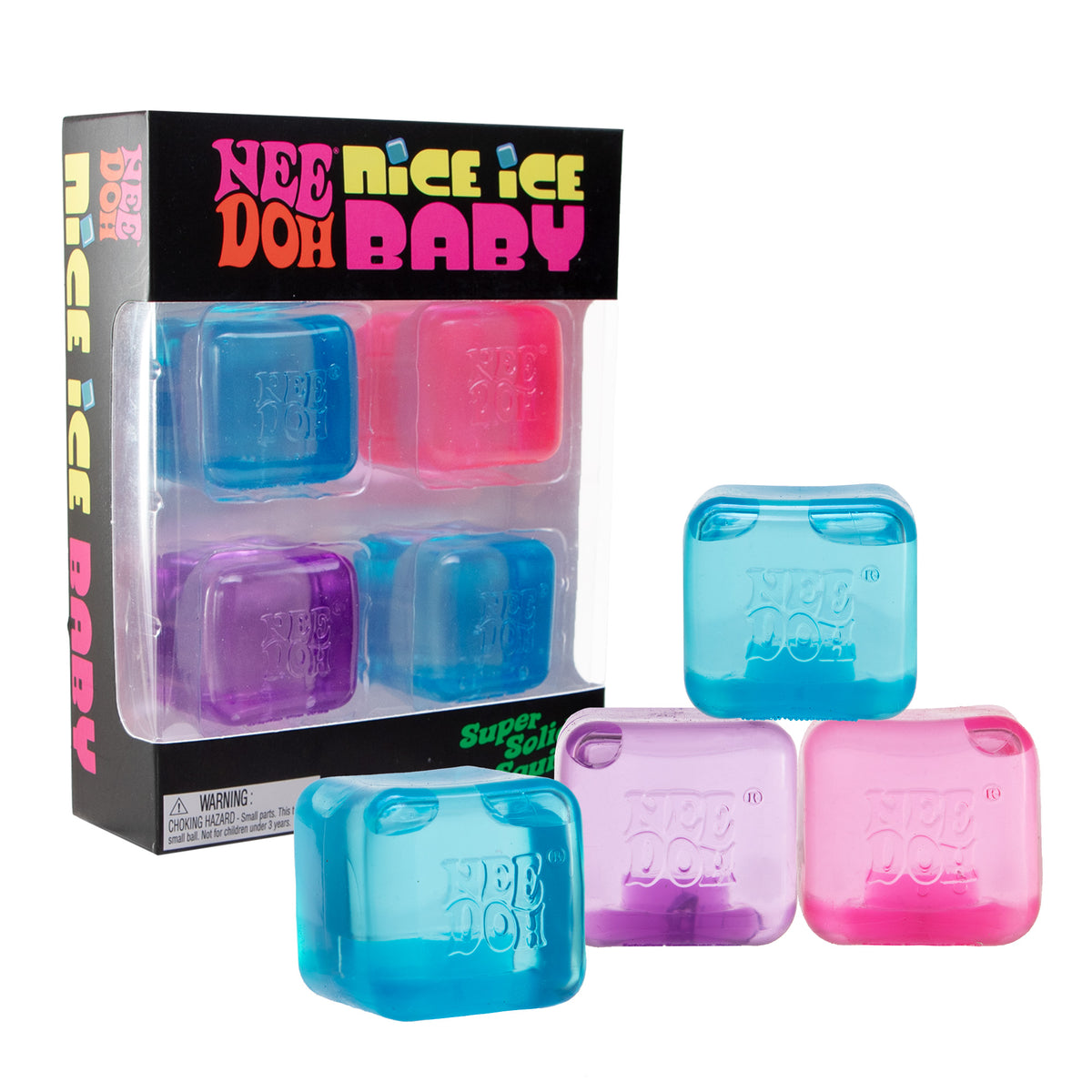 NeeDoh Teenie Nice Ice Baby 4PK
