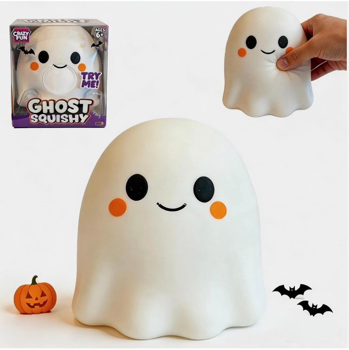 Crazy Fun Ghost Squishy
