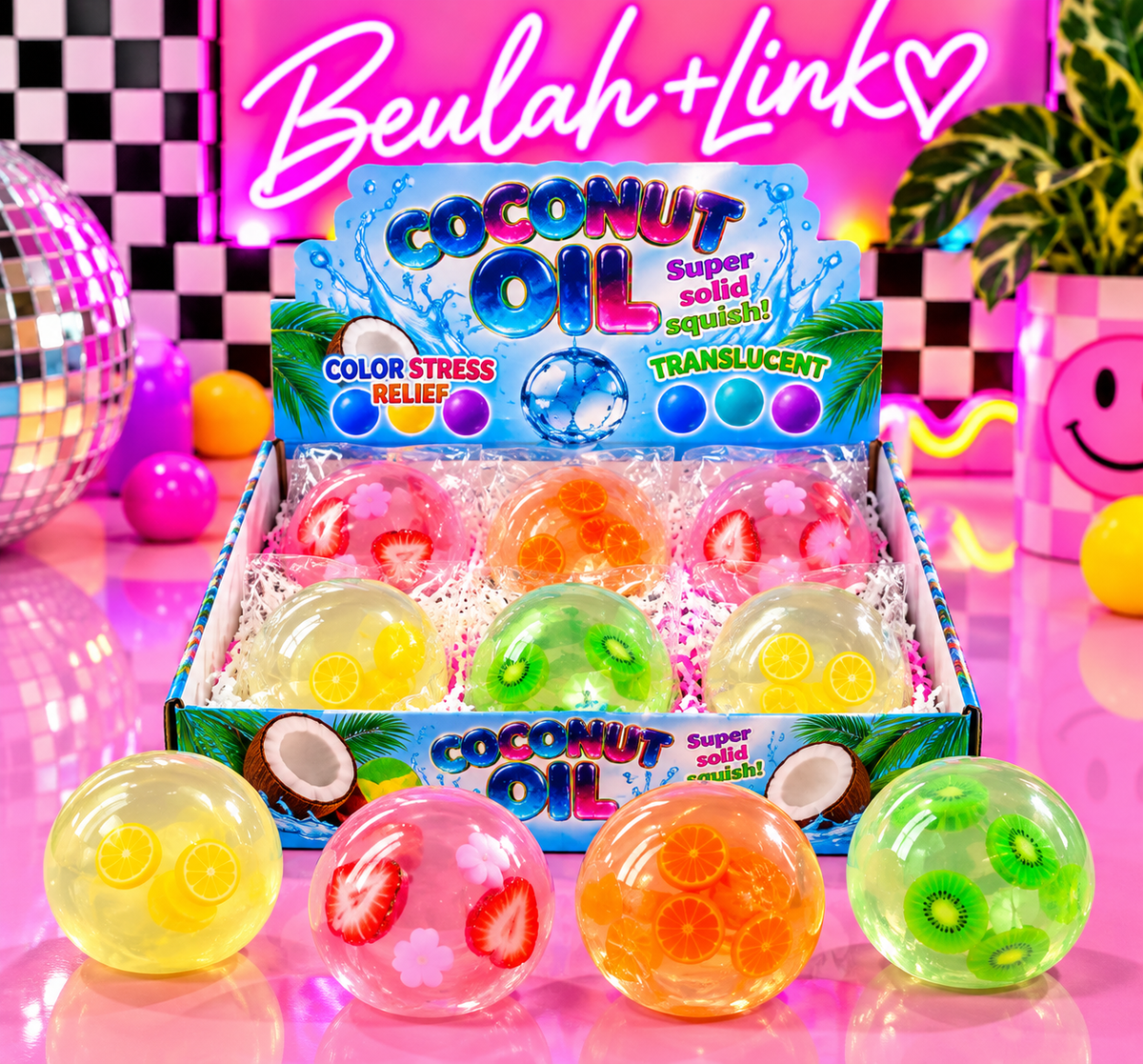 Mixed Fruit Coconut Oil Ball
