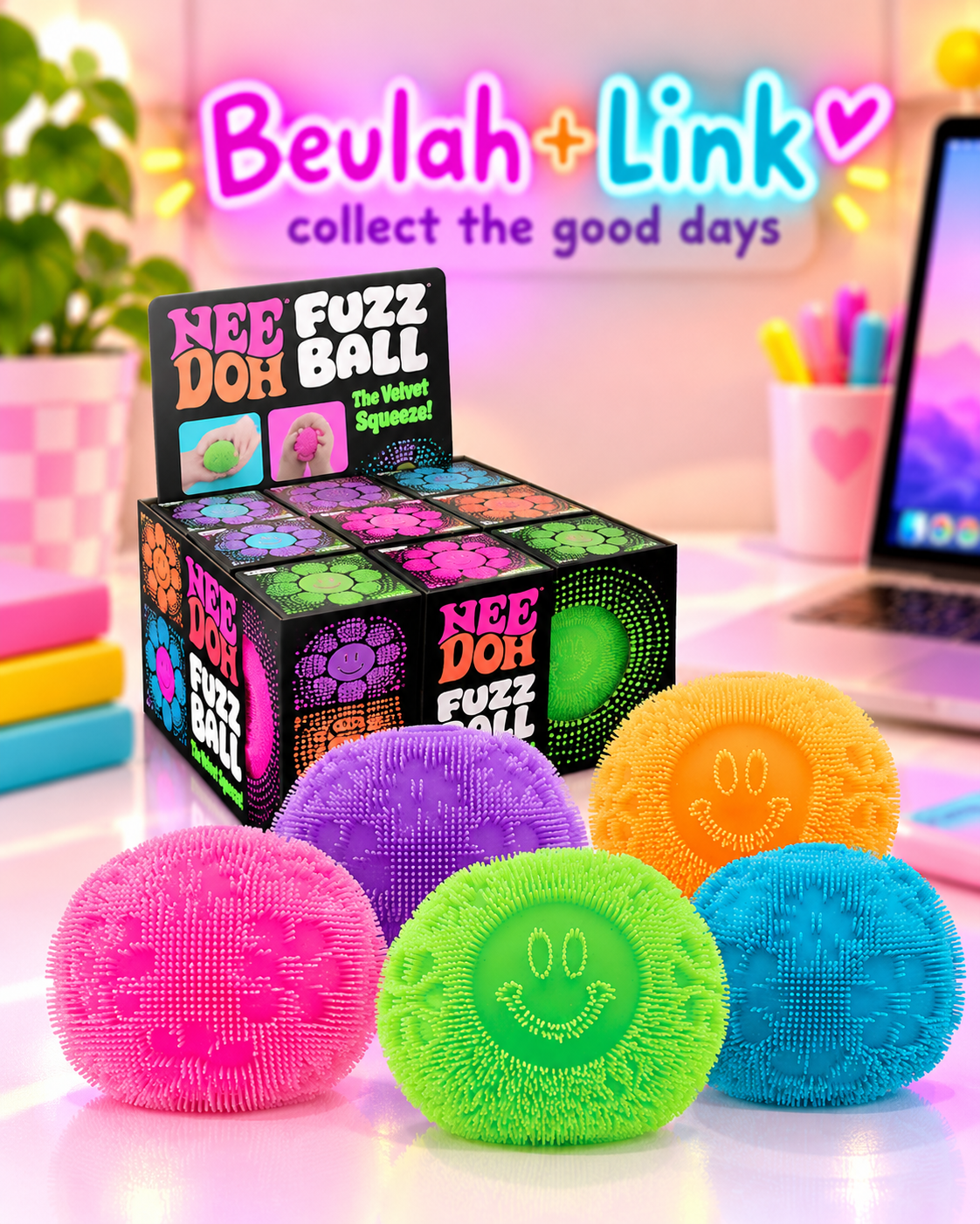 NeeDoh Flower Power Fuzz Ball