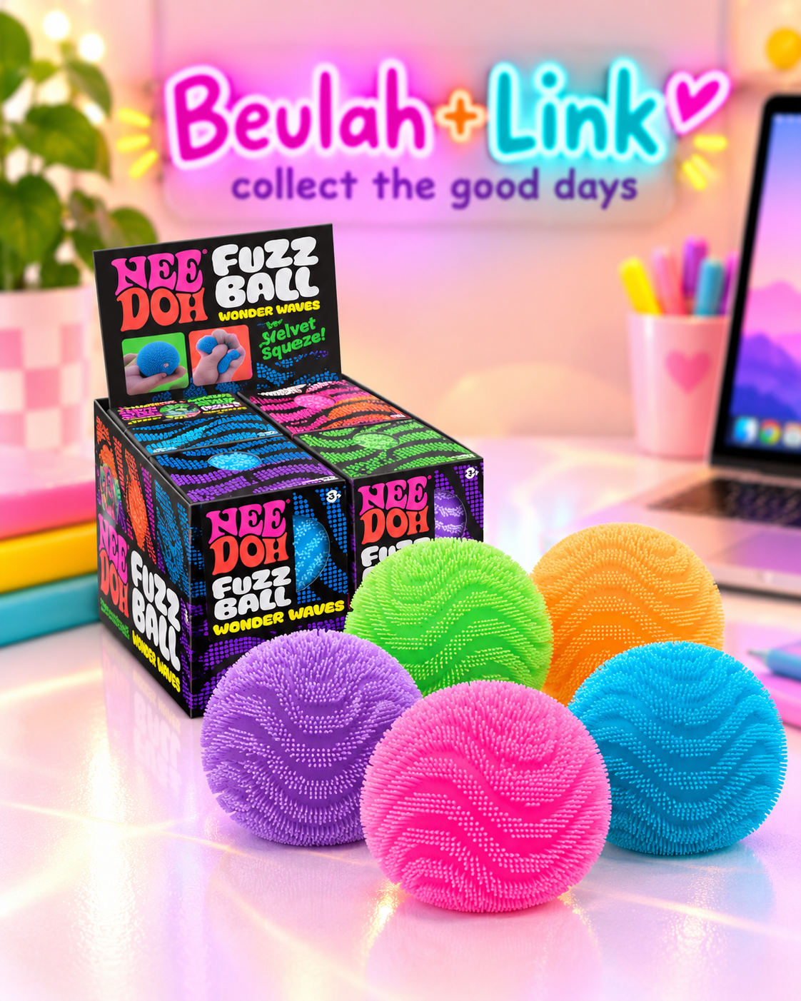 NeeDoh Wonder Waves Fuzz Ball