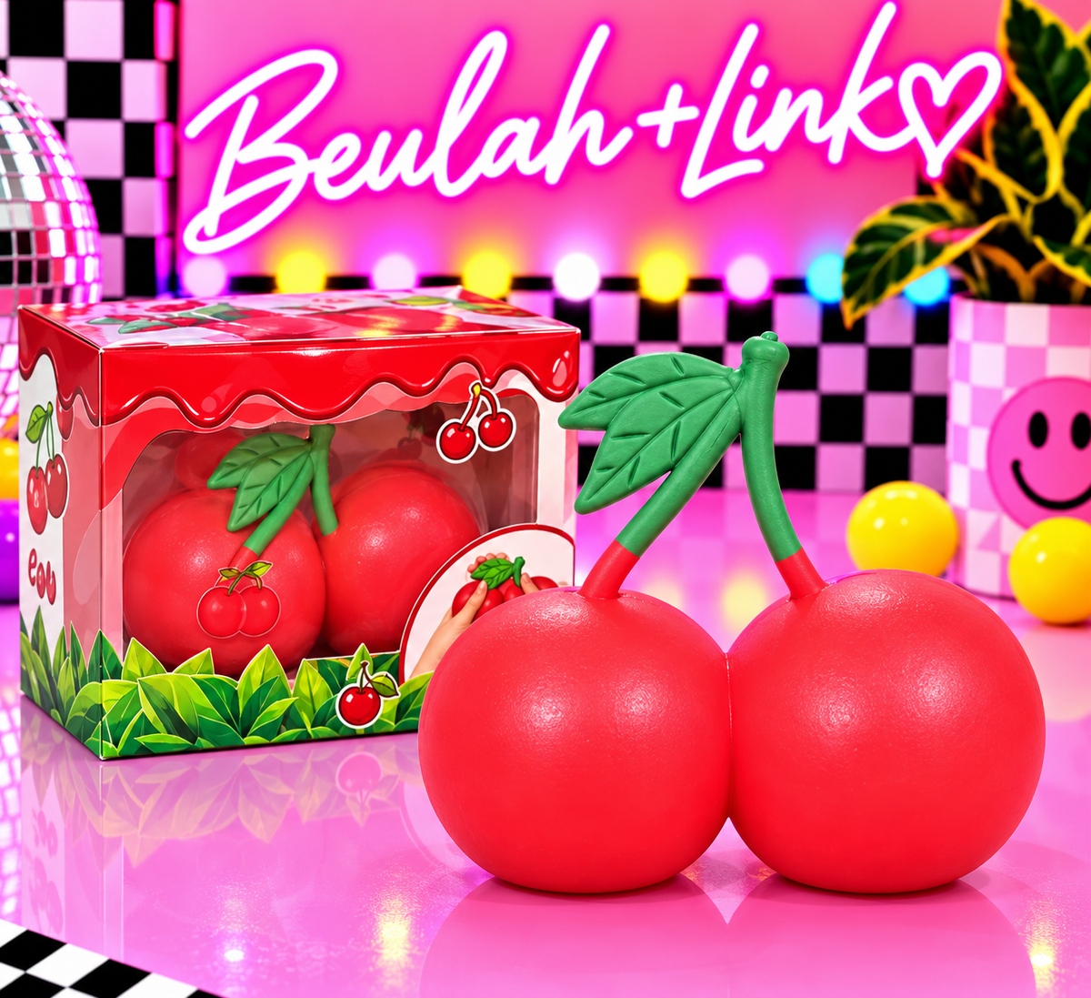 Jumbo Cherries Squishy