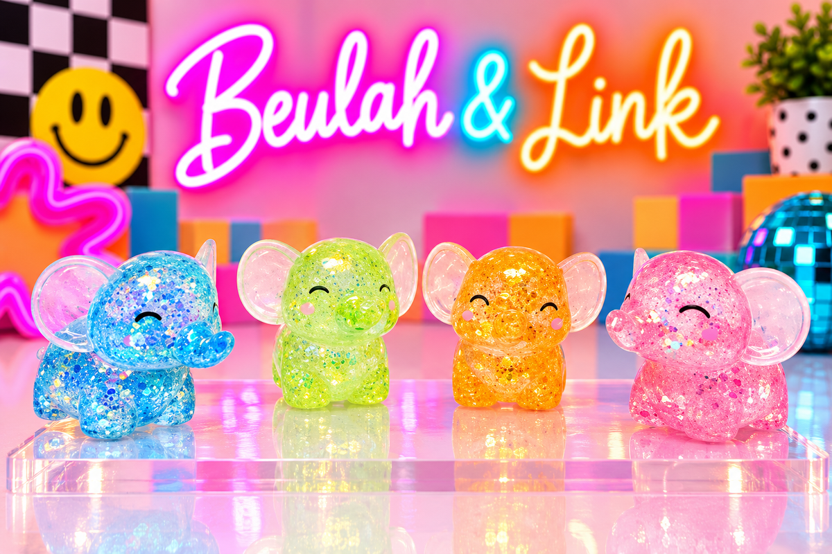 Streamline Glitter Elephant