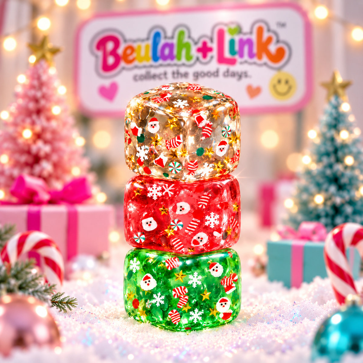 Maltose Christmas Cube