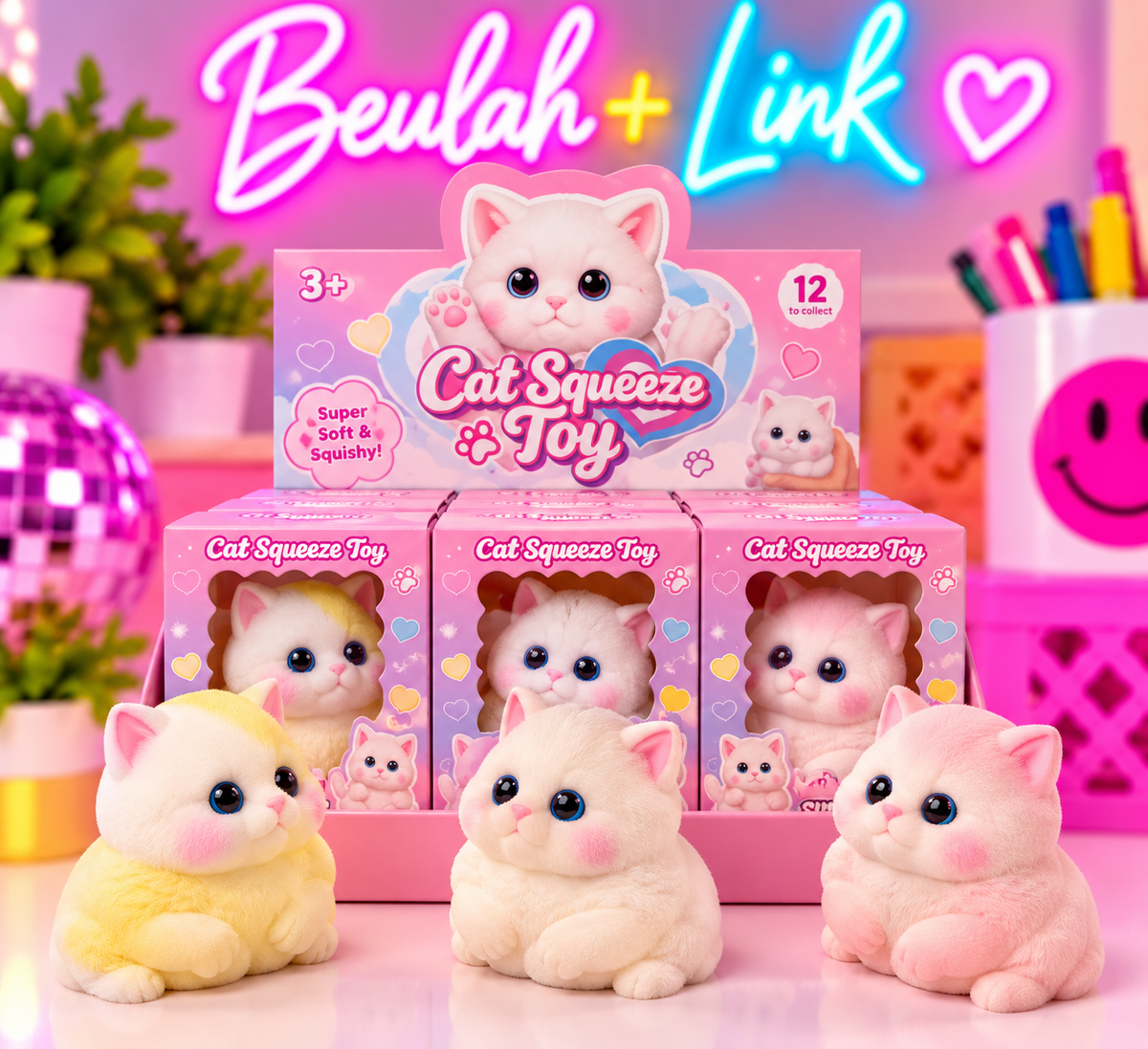 Scented Super Soft Kitty Squishies
