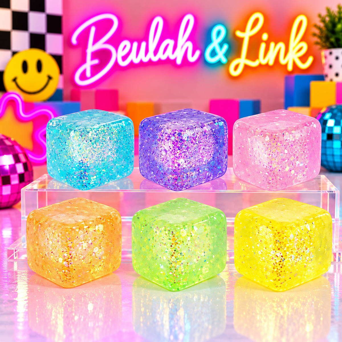 Glitter Sugar Cubes