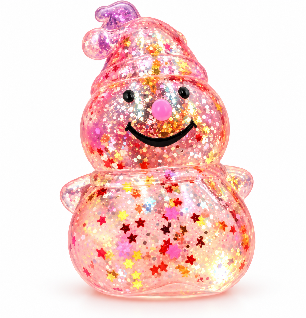 Sparkling Snow Man Squishy