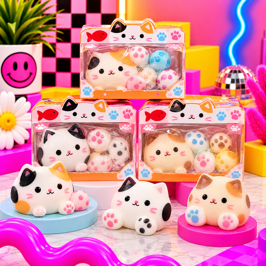 Cream Puff Kitty Squishy