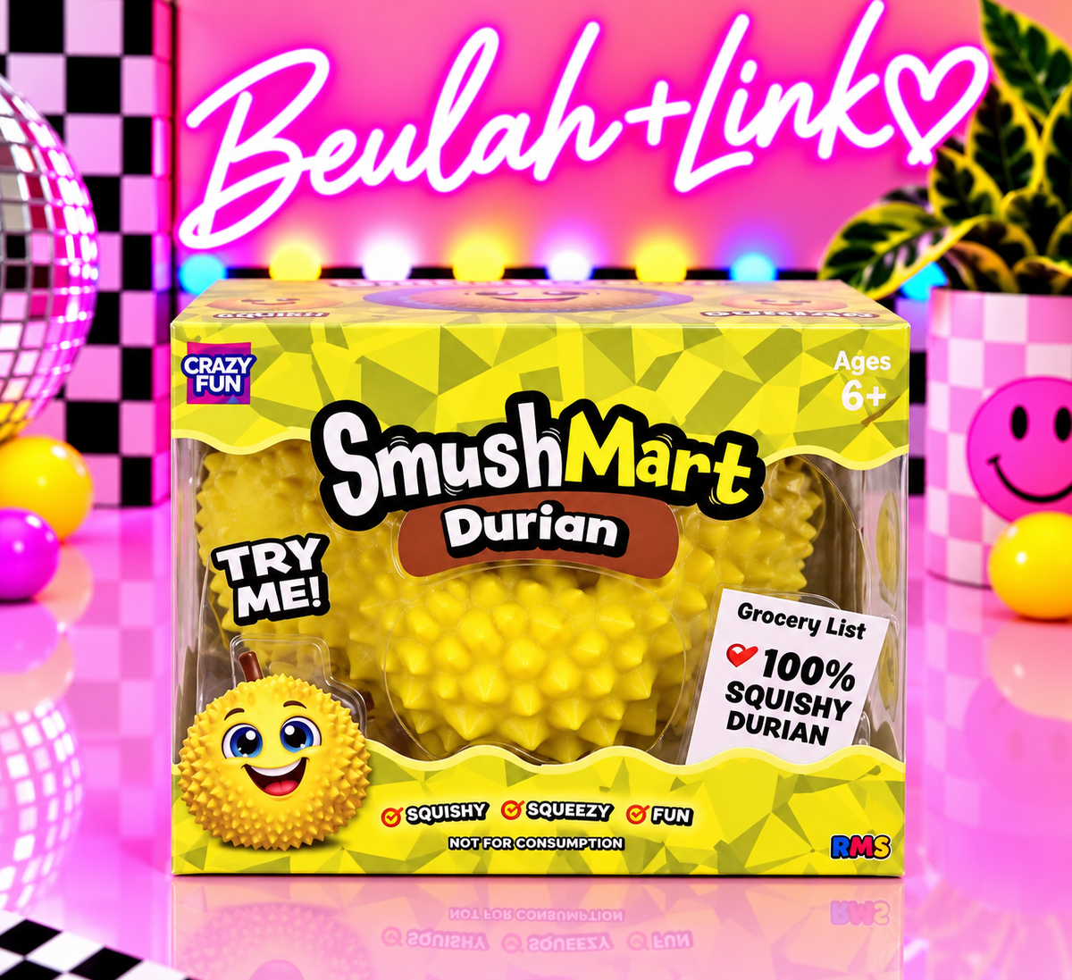 SmushMart Durian — Severely Damaged Box