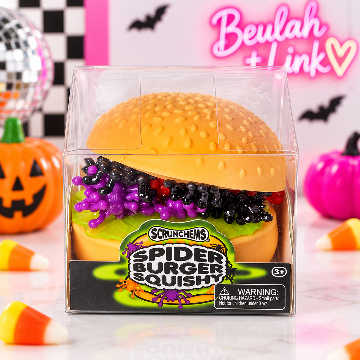 Scrunchems Spooky Spider Burger