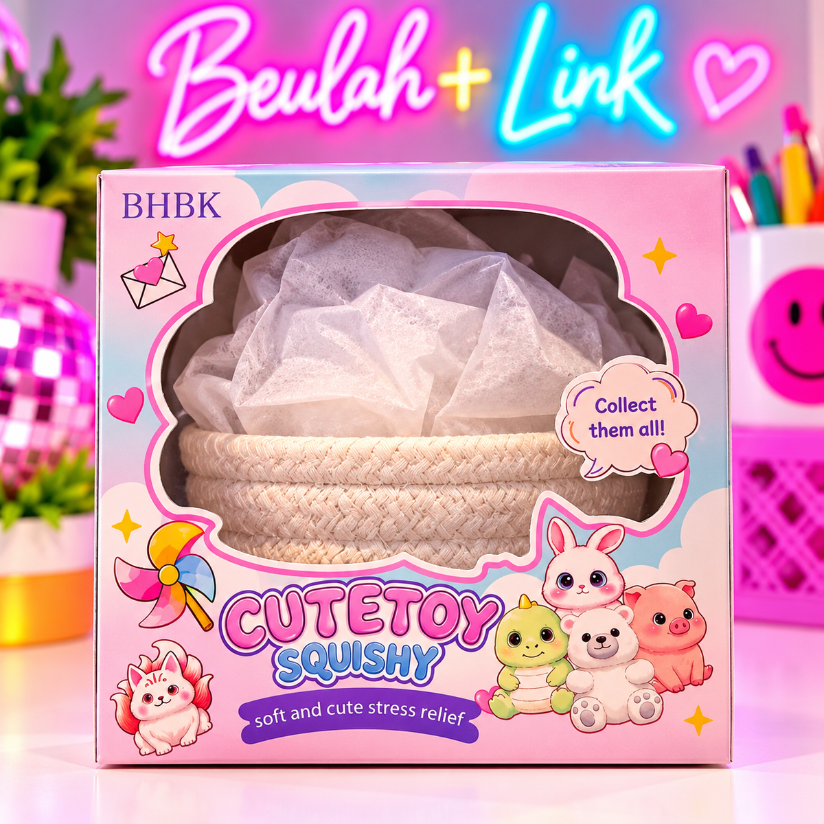 SURPRISE! Cute Animal In A Basket