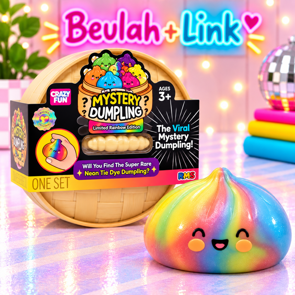 Crazy Fun Neon Tie Dye Edition Dumpling