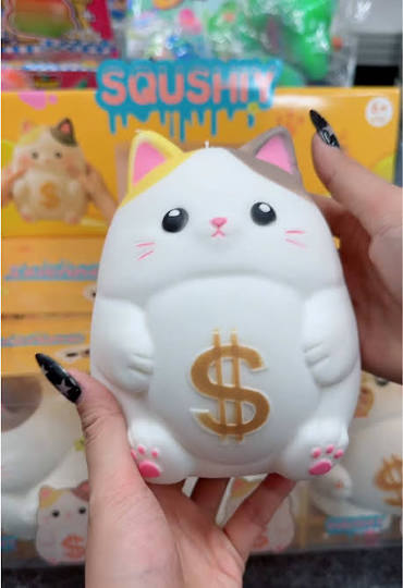 Jumbo Money Cat Squishy