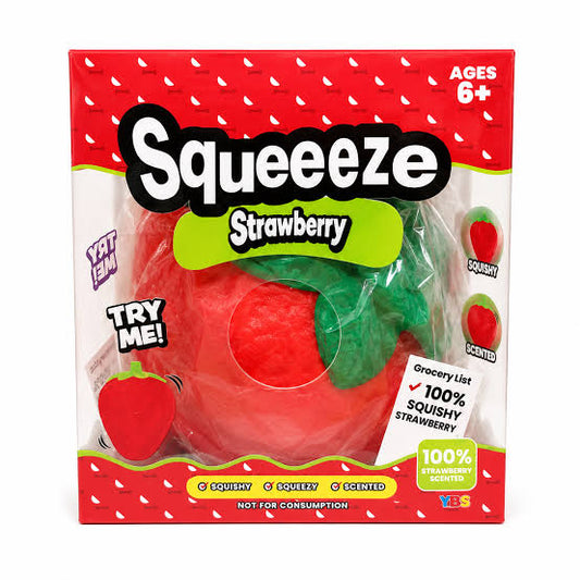 Squeeeze Jumbo Strawberry Squishy