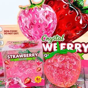 Crystal Strawberry Squishy