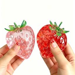 Crystal Strawberry Squishy